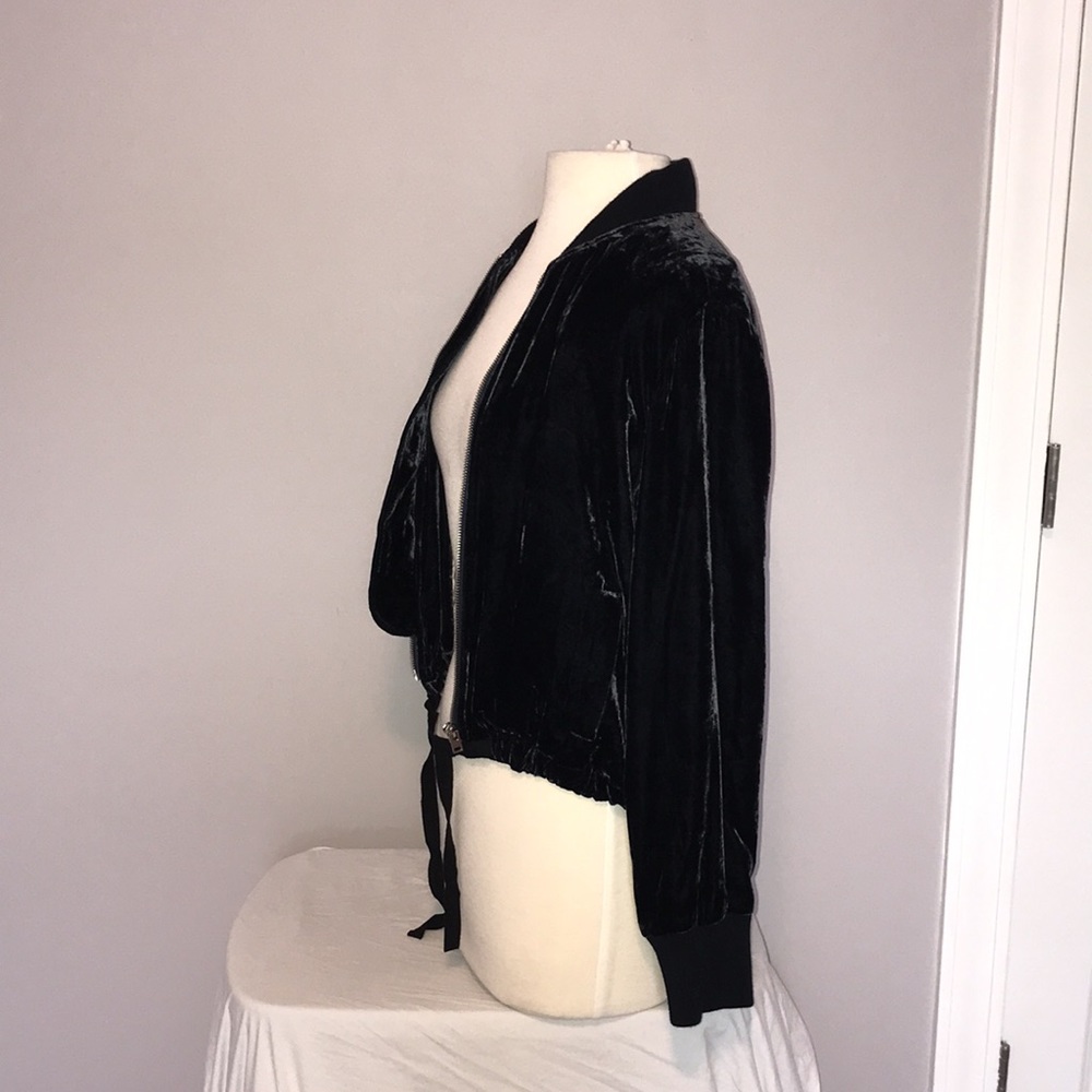 Velvet Bomber Jacket